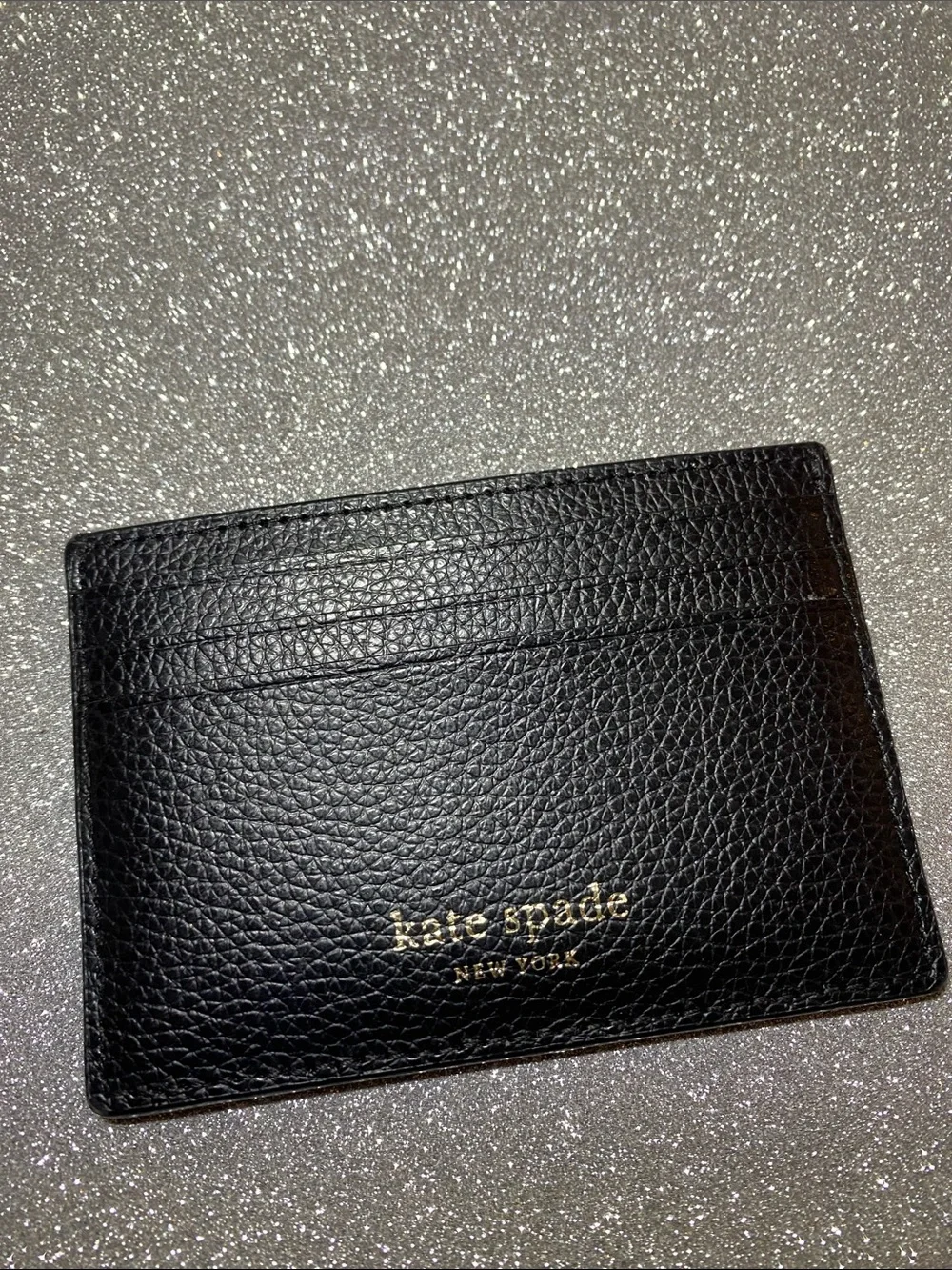 Kate Spade New York Classic Pebbled Leather Card Holder